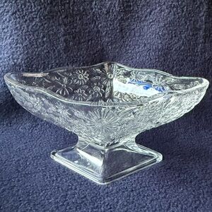 Indiana Glass Diamond Shaped Compote Dish